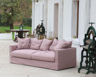 ALMA 3-seater Sofa, Corduroy, Dusty Pink, removable & washable covers - Scandinavian Stories by Marton