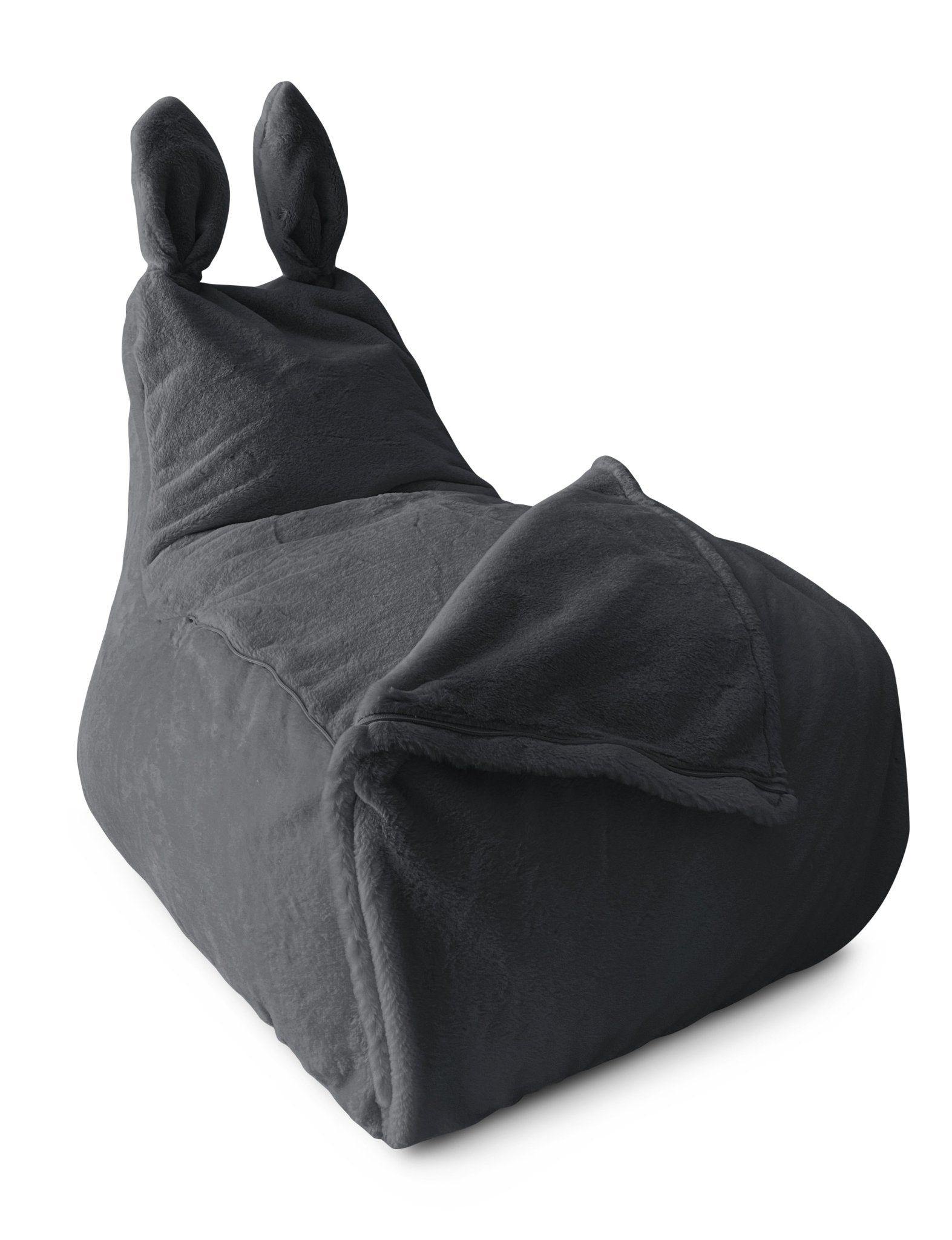 BUNNY L Bean Bag, Fur, Off White - Scandinavian Stories by Marton