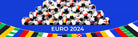 European Championship 2024 Football Large Bean Bag - Scandinavian Stories by Marton