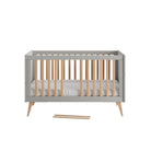 Saga Bed/Cot, 3 growing functions 140 x 70 cm Grey color - Scandinavian Stories by Marton