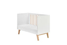 Saga Cot, 2 growing functions 120x 60 cm White color - Scandinavian Stories by Marton