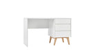 Saga desk + 3 drawer, White color - Scandinavian Stories by Marton