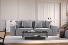 STOCKHOLM 4 - seater sofa/single bed Exclusive Corduroy Mole removable & washable cover - Scandinavian Stories by Marton