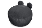 TEDDY Pouf Bean Bag, Fur Dark Grey - Scandinavian Stories by Marton