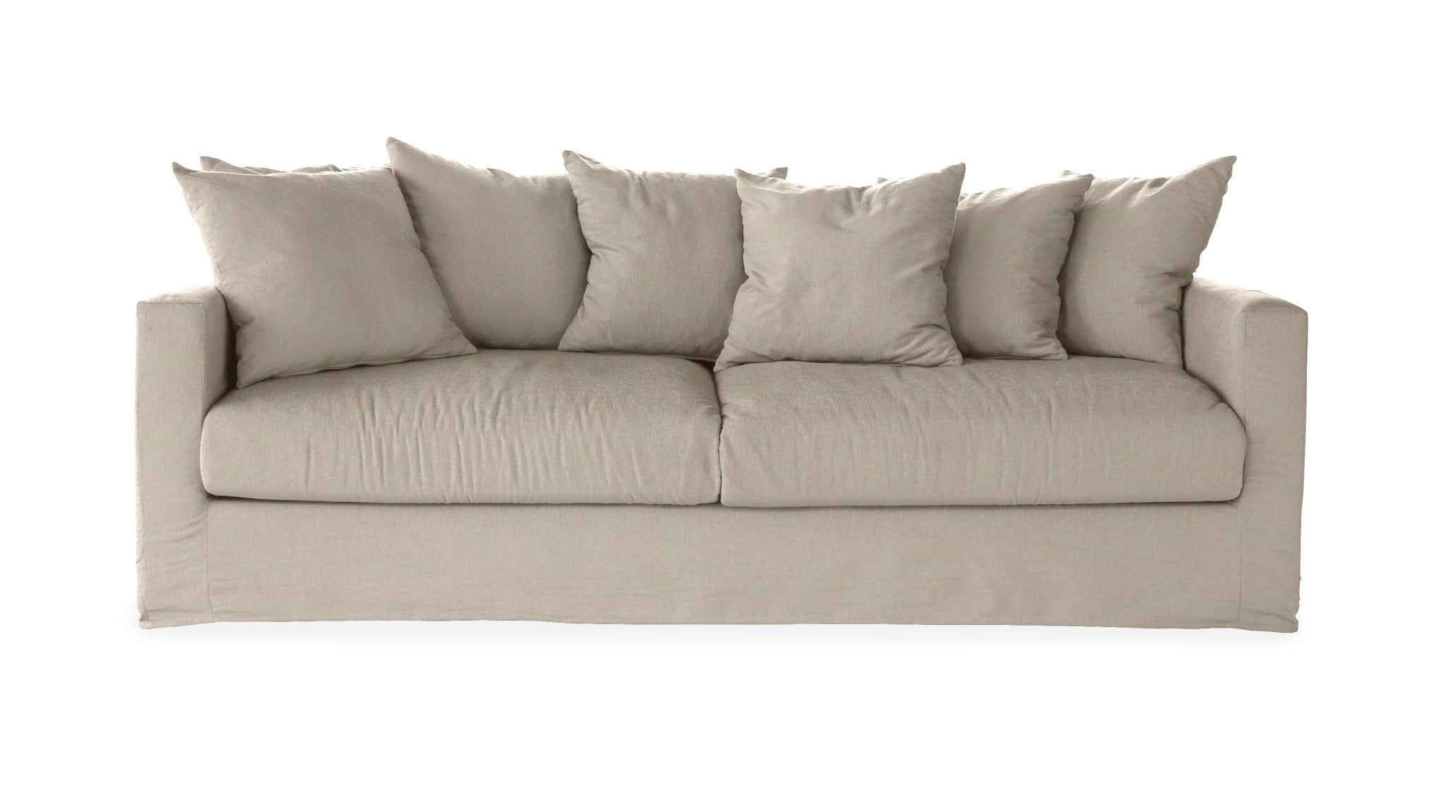 ALMA 3-seater Sofa, Corduroy, Sand, removable & washable covers - Scandinavian Stories by Marton