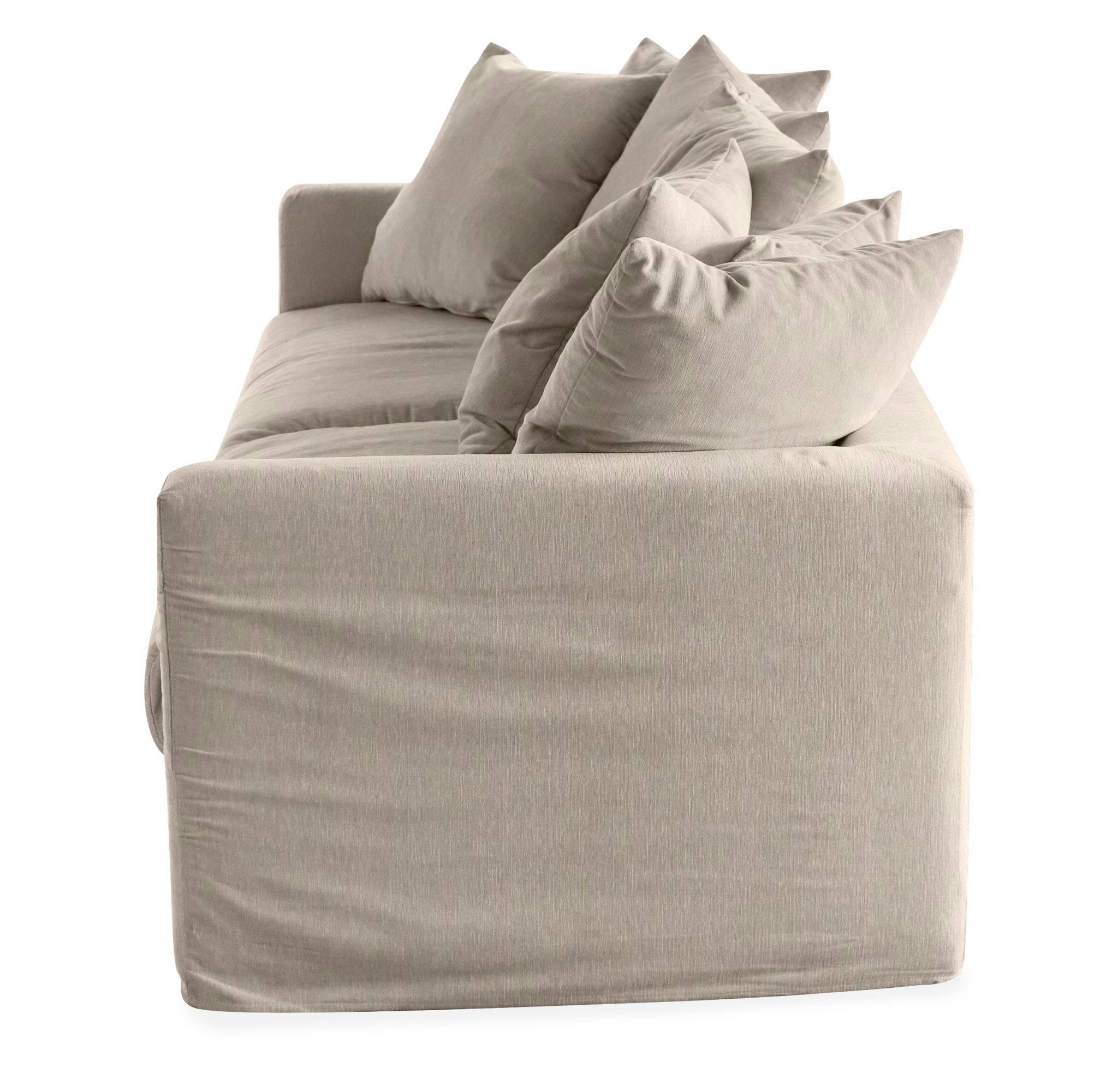 ALMA 3-seater Sofa, Corduroy, Sand, removable & washable covers - Scandinavian Stories by Marton