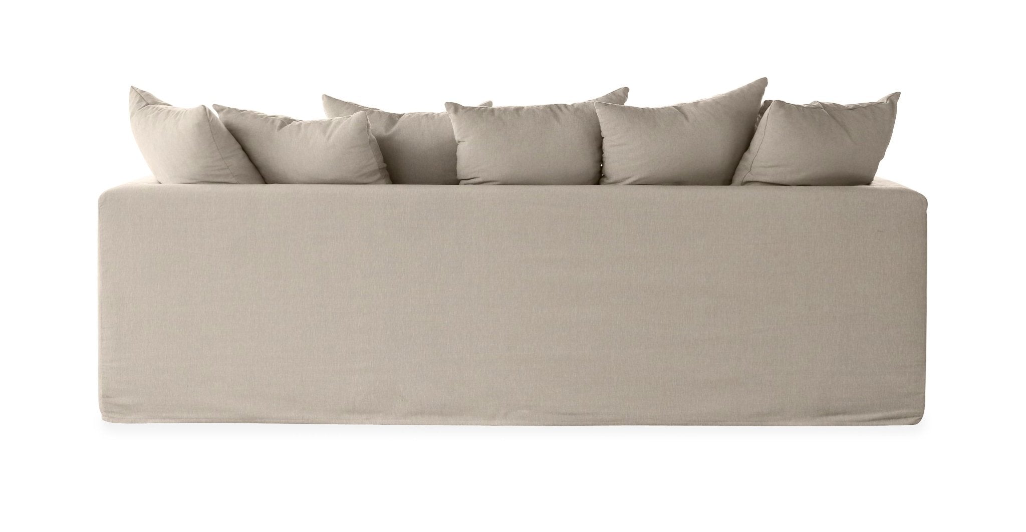 ALMA 3-seater Sofa, Corduroy, Sand, removable & washable covers - Scandinavian Stories by Marton