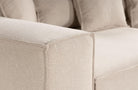 ASTRID 4-seater sofa, Chenille Beige, removable & washable covers - Scandinavian Stories by Marton