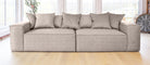 ASTRID 4-seater Sofa, exclusive Corduroy, Mole, removable & washable covers - Scandinavian Stories by Marton