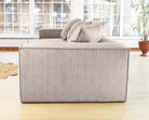 ASTRID 4-seater Sofa, exclusive Corduroy, Mole, removable & washable covers - Scandinavian Stories by Marton