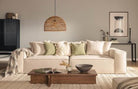 ASTRID 4-seater Sofa, exclusive Corduroy, Mole, removable & washable covers - Scandinavian Stories by Marton