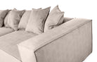 ASTRID 4-seater Sofa, exclusive Corduroy, Mole, removable & washable covers - Scandinavian Stories by Marton