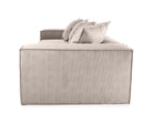 ASTRID 4-seater Sofa, exclusive Corduroy, Mole, removable & washable covers - Scandinavian Stories by Marton