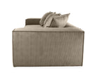 ASTRID L-shaped Sofa, exclusive Corduroy, Mole, removable & washable covers - Scandinavian Stories by Marton