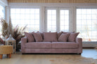 ELSA 3-seater Sofa, Cream Corduroy, removable & washable covers - Scandinavian Stories by Marton