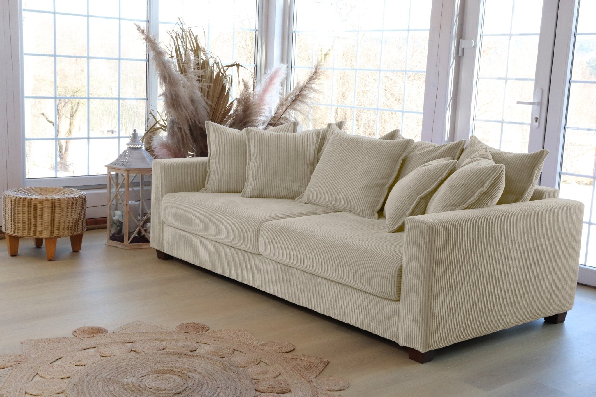 ELSA 3-seater sofa Cream removable & washable covers. - Scandinavian Stories by Marton