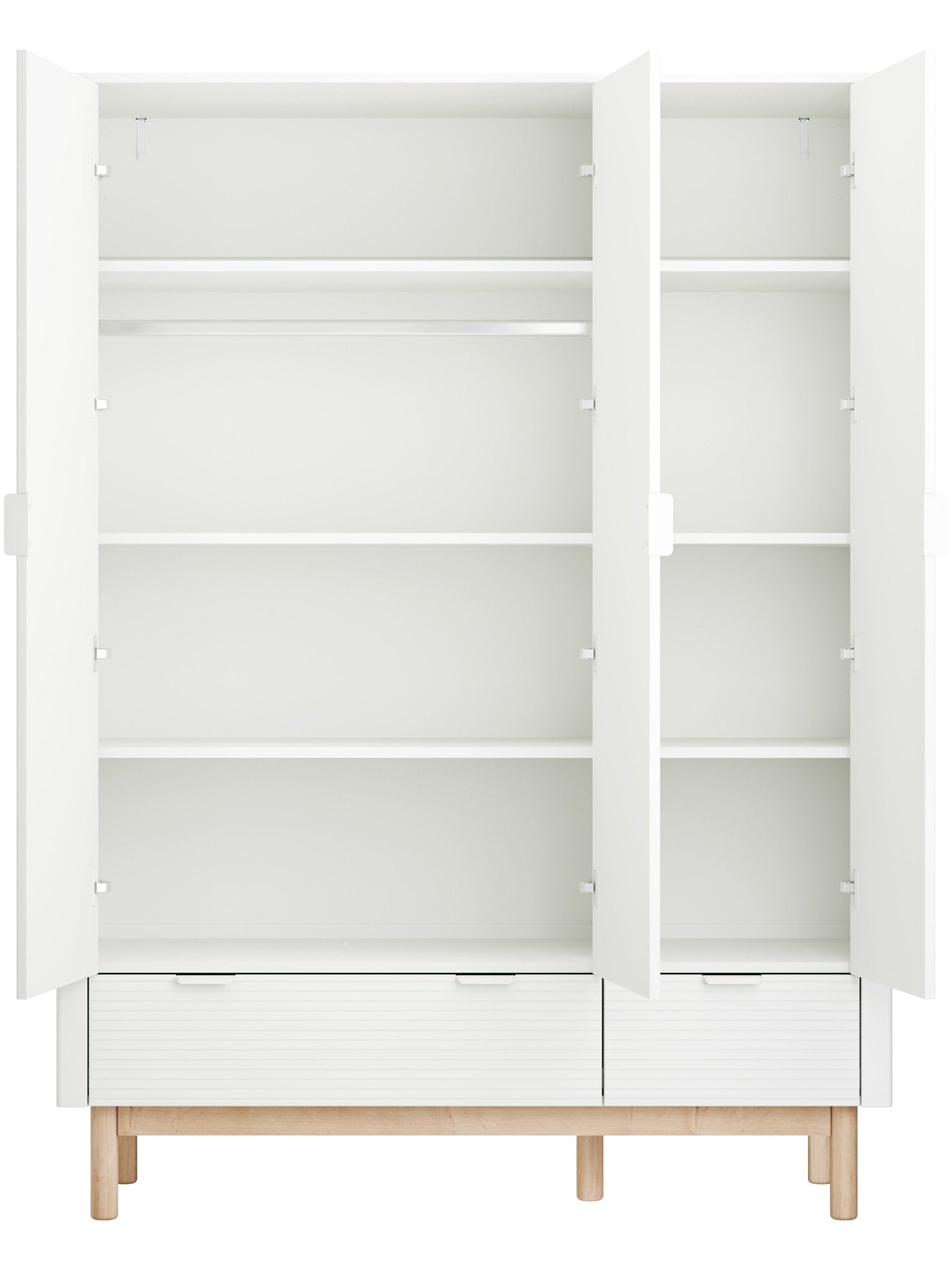 Maja 3-door wardrobe White color - Scandinavian Stories by Marton