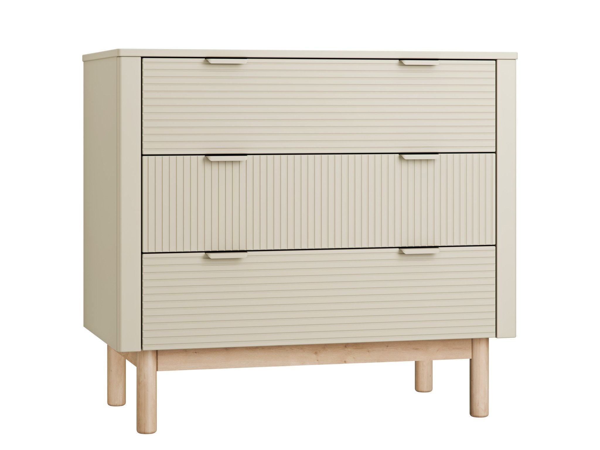 Maja 3-drawers chest Champagne color - Scandinavian Stories by Marton