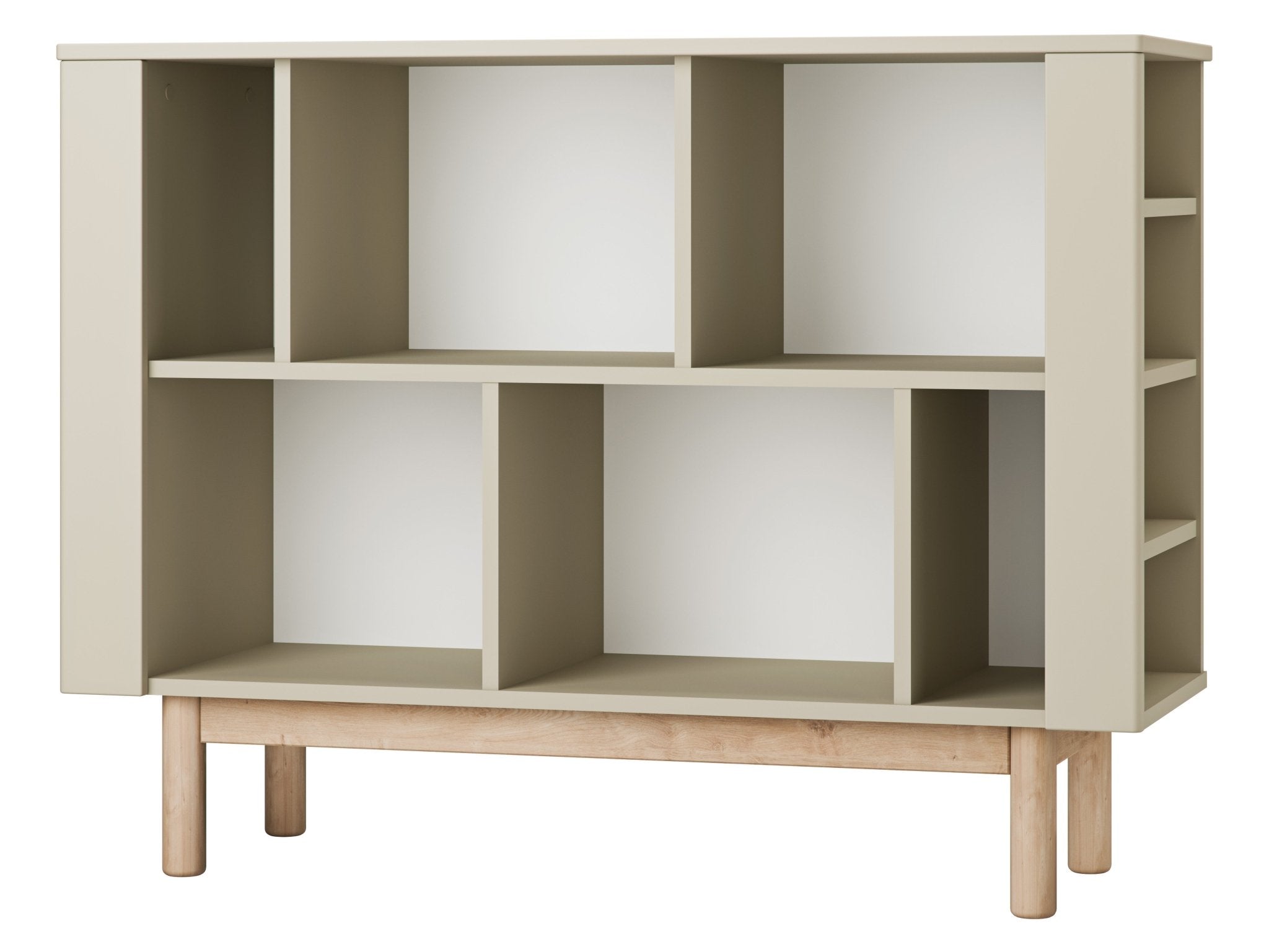Maja Bookcase low, Champagne color - Scandinavian Stories by Marton