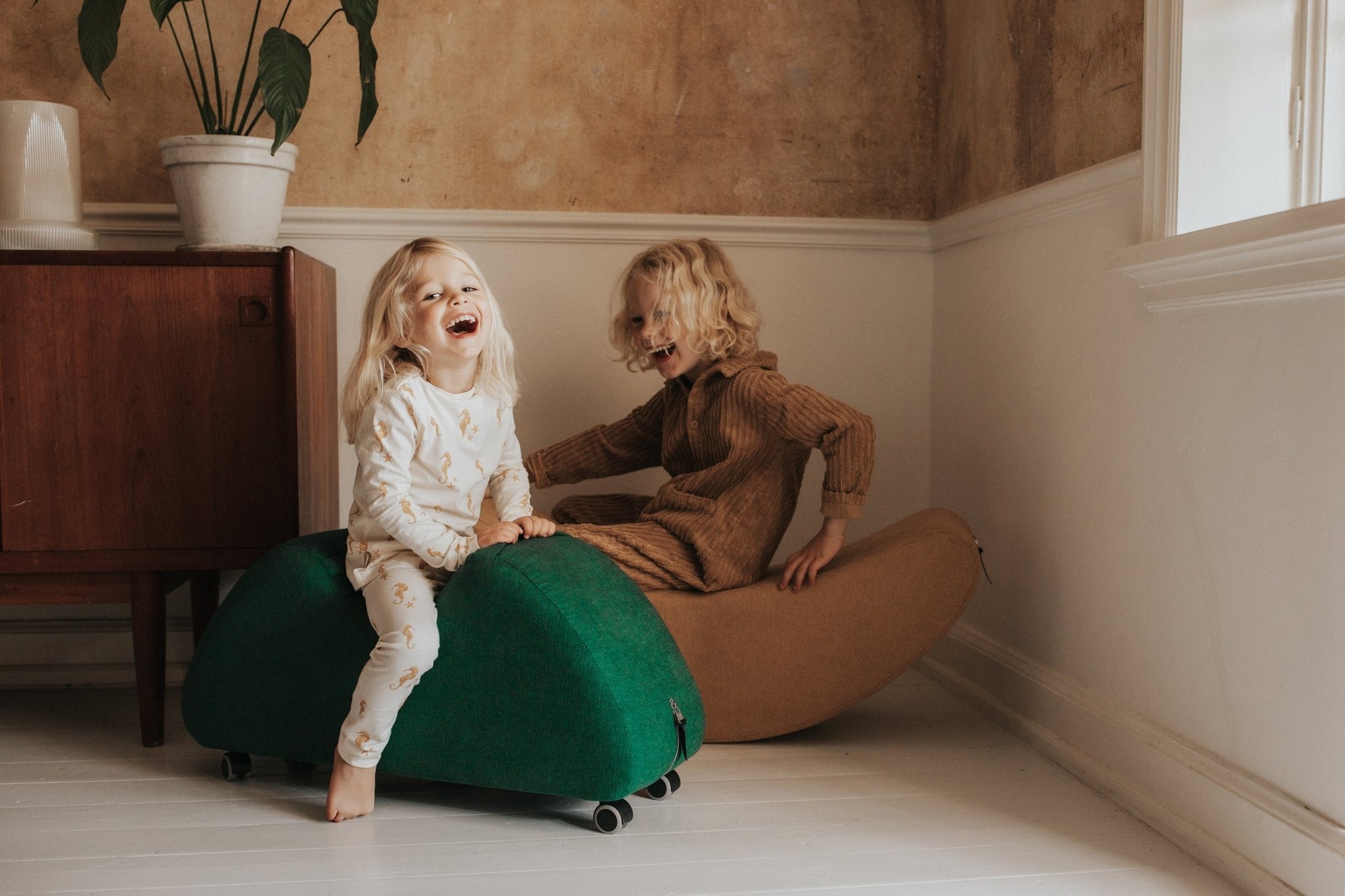 ROCKANA Kids' Rocker Chair, Plush - Scandinavian Stories by Marton