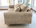 SELMA 4-seater sofa/sofa bed Corduroy, Nougat, removable & washable covers - Scandinavian Stories by Marton