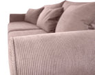 SELMA 4-seater sofa/sofa bed Exclusive Corduroy, Dusty Pink removable & washable covers - Scandinavian Stories by Marton