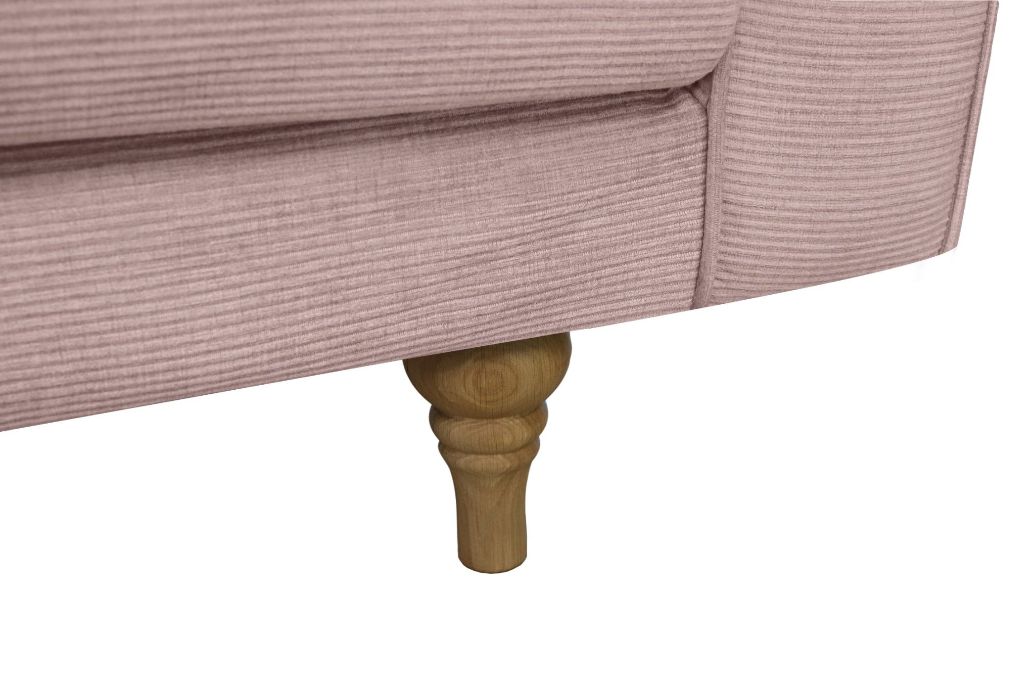 SELMA 4-seater sofa/sofa bed Exclusive Corduroy, Dusty Pink removable & washable covers - Scandinavian Stories by Marton