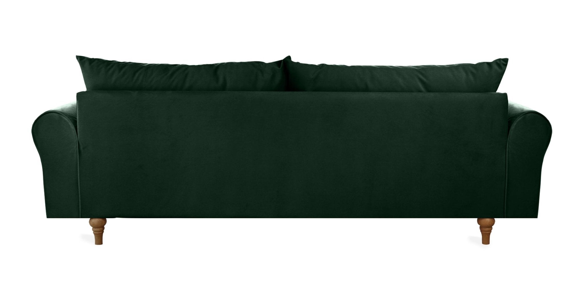 SELMA 4-seater sofa/sofa bed Exclusive Velvet, Moss Green, removable & washable covers - Scandinavian Stories by Marton