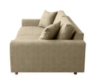 TOVE 4-seater sofa/sofa bed Exclusive Corduroy, Dark Beige removable & washable covers - Scandinavian Stories by Marton